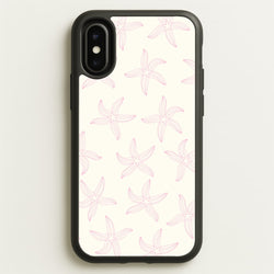 Starfish Pattern - Sealife  - Sealife Phone Case for iPhone X / XS