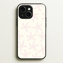Starfish Pattern - Sealife  - Sealife Phone Case for iPhone 14
