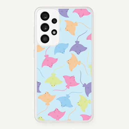 Multi Coloured Sting Ray Pattern - Sealife  - Sealife Phone Case for Galaxy A53
