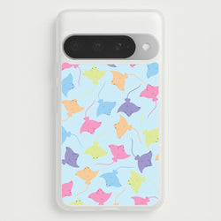 Multi Coloured Sting Ray Pattern - Sealife Phone Case for Google Pixel 10 Pro XL