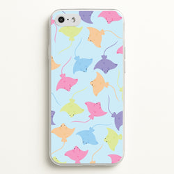 Multi Coloured Sting Ray Pattern - Sealife  - Sealife Phone Case for iPhone 5 / 5s / SE 2016