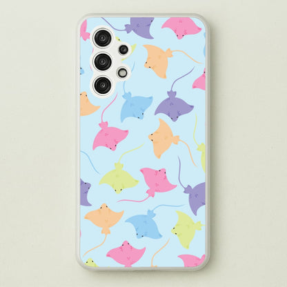 Multi Coloured Sting Ray Pattern - Sealife  - Sealife Phone Case for Galaxy A13