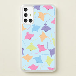 Multi Coloured Sting Ray Pattern - Sealife  - Sealife Phone Case for Galaxy A71
