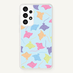 Multi Coloured Sting Ray Pattern - Sealife  - Sealife Phone Case for Galaxy A33