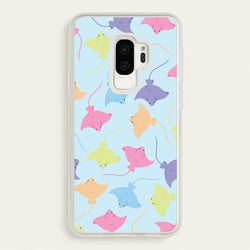 Multi Coloured Sting Ray Pattern - Sealife  - Sealife Phone Case for Galaxy S9 Plus