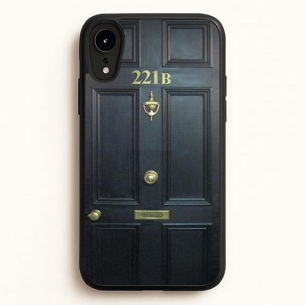 221B Baker Street Door  - Sherlock Phone Case for iPhone XR