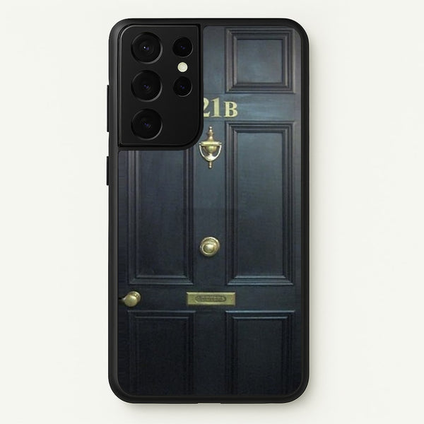 221B Baker Street Door  - Sherlock Phone Case for Galaxy S21 Ultra