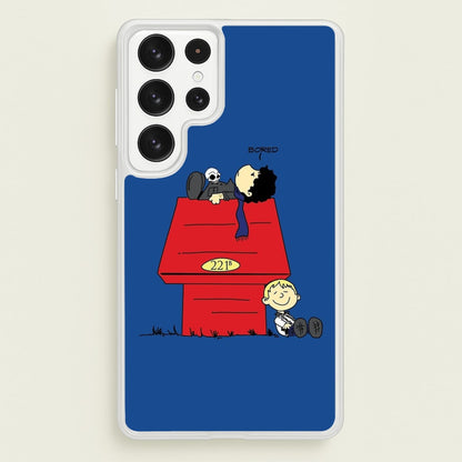 Detective Cartoon  - Sherlock Phone Case for Galaxy S22 Ultra
