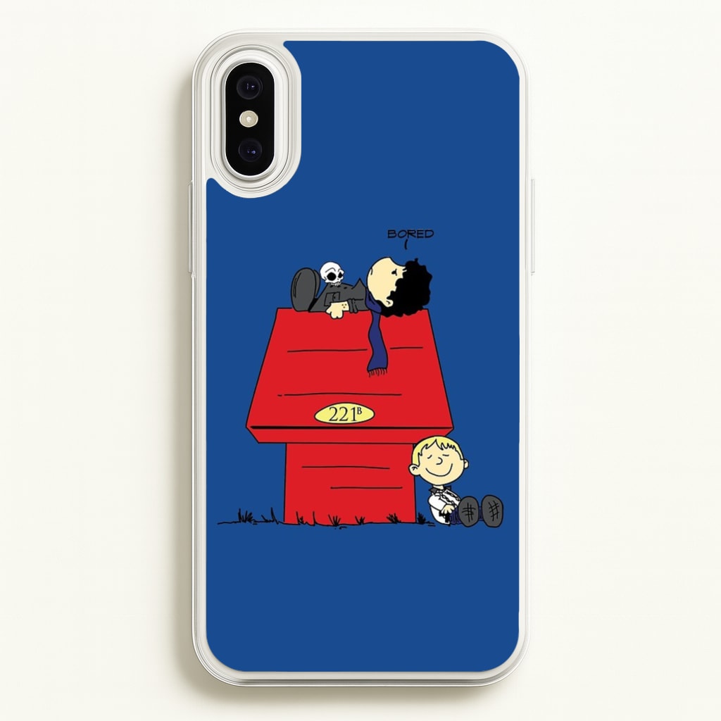 Detective Cartoon  - Sherlock Phone Case for iPhone XS Max