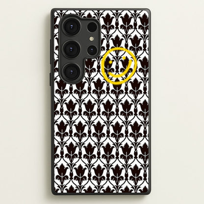 Detective Wallpaper Smile  - Sherlock Phone Case for Galaxy S25 Ultra
