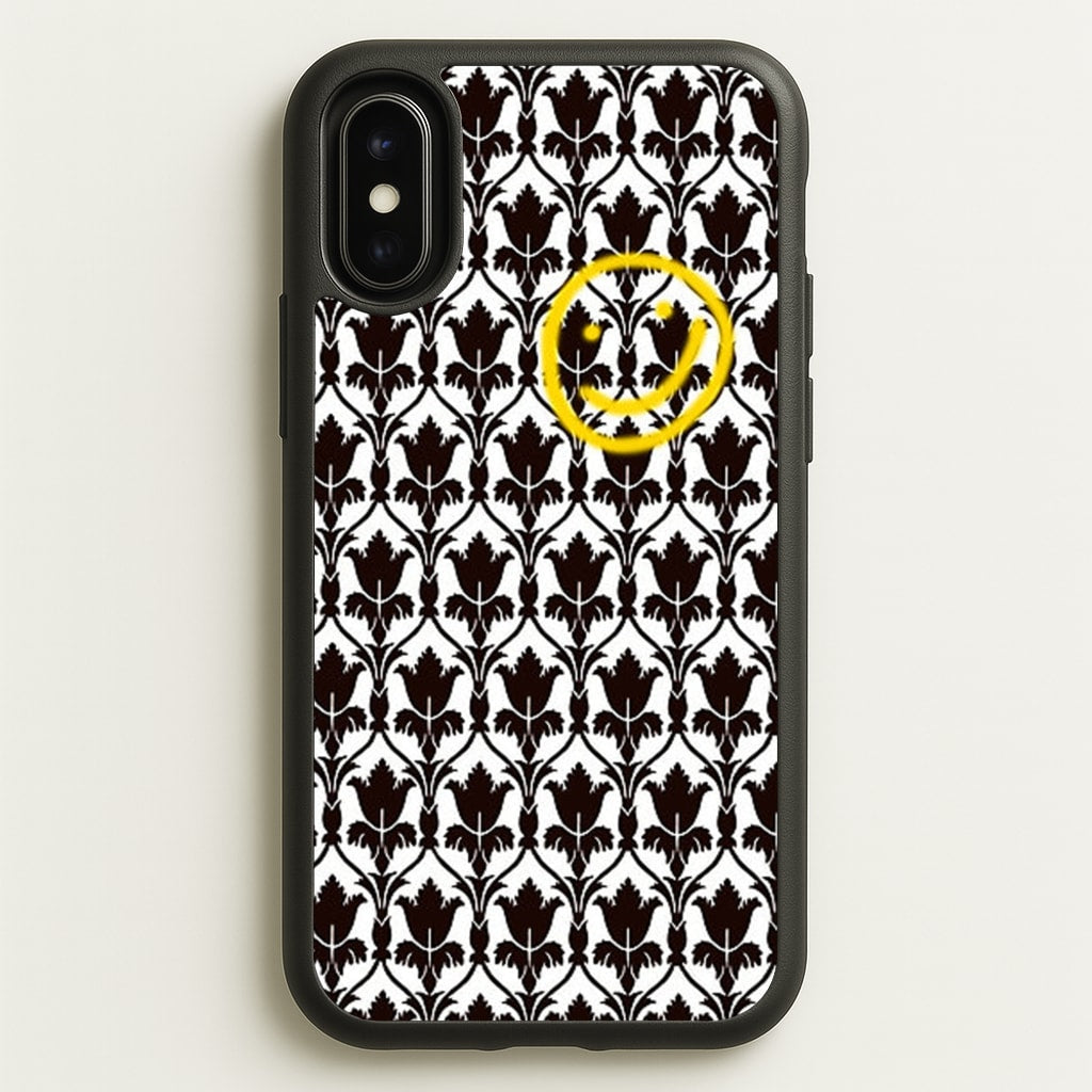 Detective Wallpaper Smile  - Sherlock Phone Case for iPhone X / XS