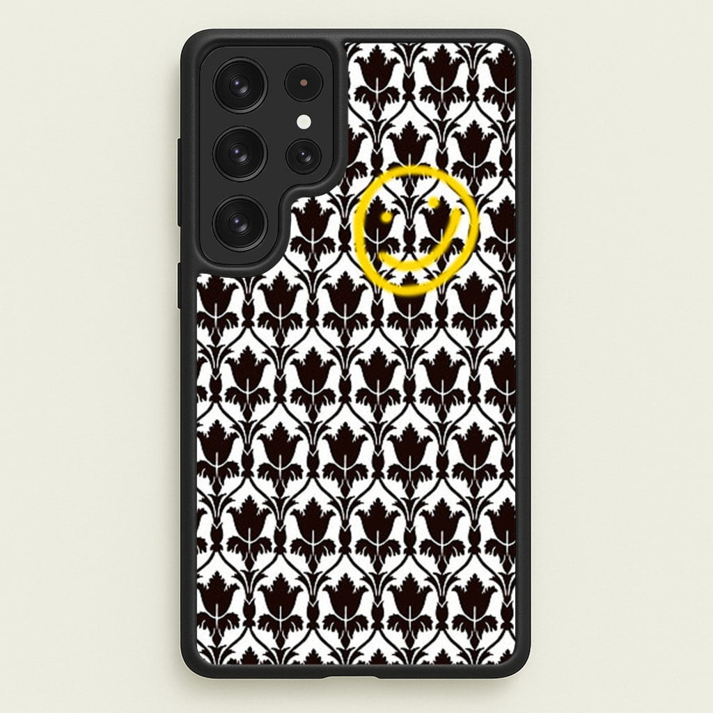 Detective Wallpaper Smile  - Sherlock Phone Case for Galaxy S22 Ultra