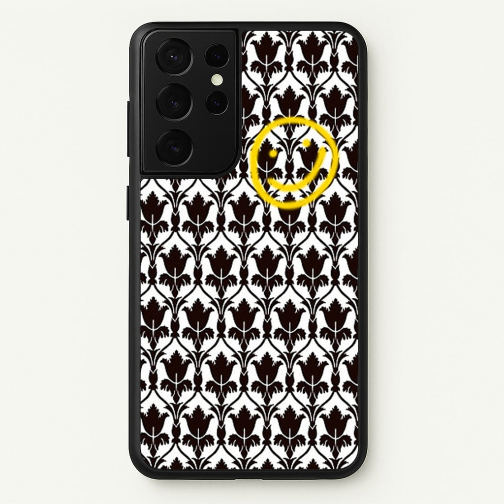Detective Wallpaper Smile  - Sherlock Phone Case for Galaxy S21 Ultra