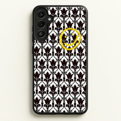 Detective Wallpaper Smile  - Sherlock Phone Case for Galaxy A34