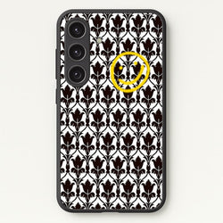Detective Wallpaper Smile  - Sherlock Phone Case for Galaxy S24