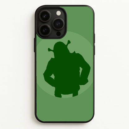 Green Ogre Outline  - Shrek Phone Case for iPhone 13 Pro Max