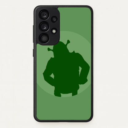 Green Ogre Outline  - Shrek Phone Case for Galaxy A33