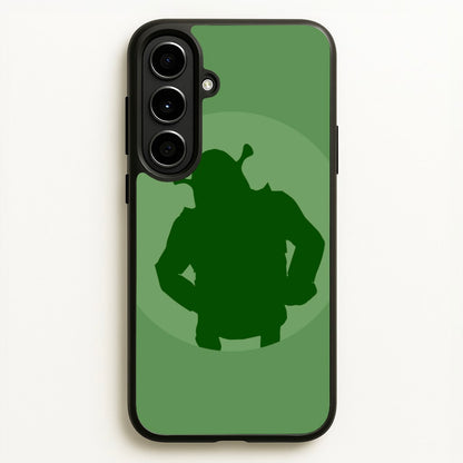 Green Ogre Outline  - Shrek Phone Case for Galaxy A56