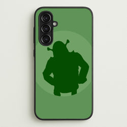 Green Ogre Outline  - Shrek Phone Case for Galaxy A16