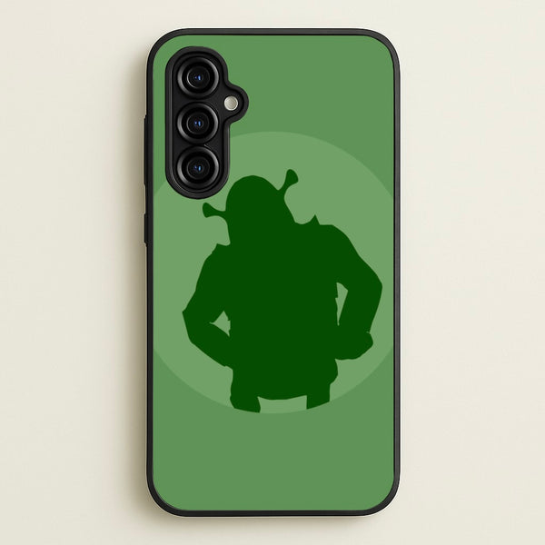 Green Ogre Outline  - Shrek Phone Case for Galaxy A54