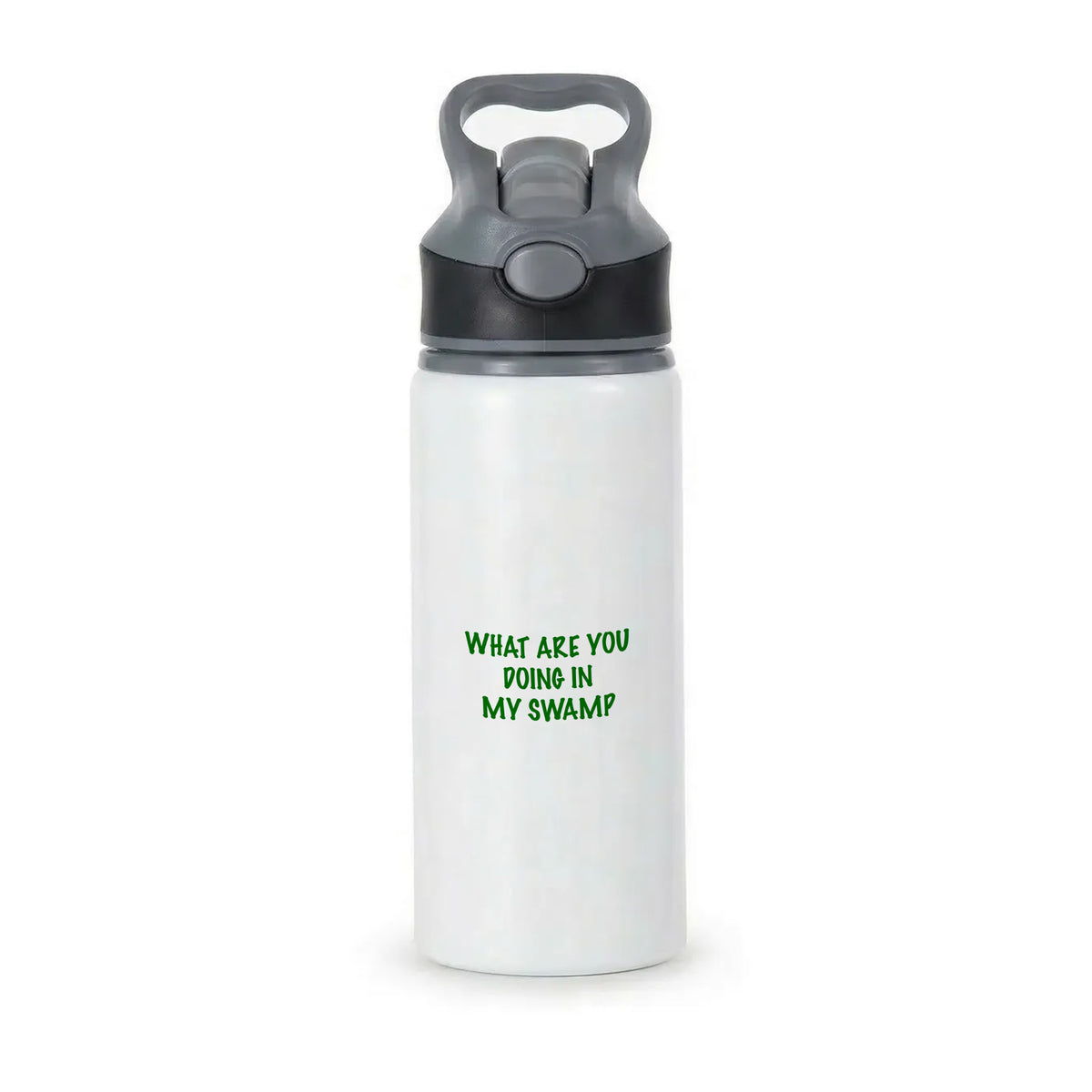 What Are You Doing In My Swamp - Green Ogre Active Water Bottle