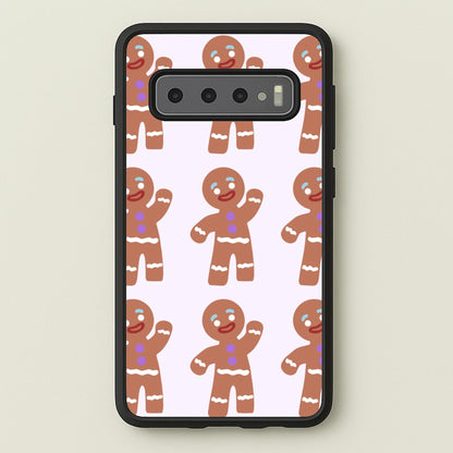Gingerbread Man - Green Ogre  - Shrek Phone Case for Galaxy S10 Plus