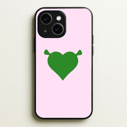 Green Ogre Heart  - Shrek Phone Case for iPhone 15 Plus