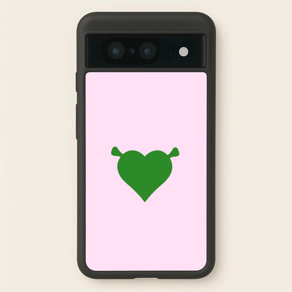 Green Ogre Heart  - Shrek Phone Case for Google Pixel 8