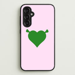 Green Ogre Heart  - Shrek Phone Case for Galaxy A14