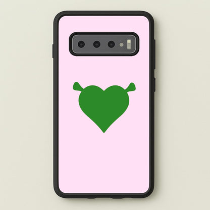 Green Ogre Heart  - Shrek Phone Case for Galaxy S10