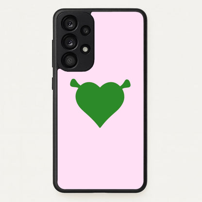 Green Ogre Heart  - Shrek Phone Case for Galaxy A53