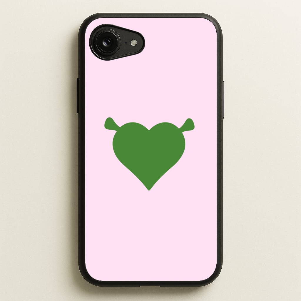 Green Ogre Heart  - Shrek Phone Case for iPhone 16e