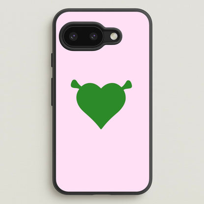 Green Ogre Heart  - Shrek Phone Case for Google Pixel 9a