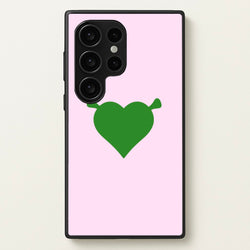 Green Ogre Heart  - Shrek Phone Case for Galaxy S24 Ultra