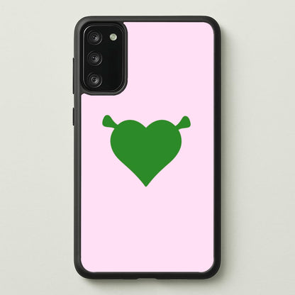 Green Ogre Heart  - Shrek Phone Case for Galaxy S20FE