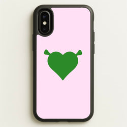 Green Ogre Heart  - Shrek Phone Case for iPhone X / XS