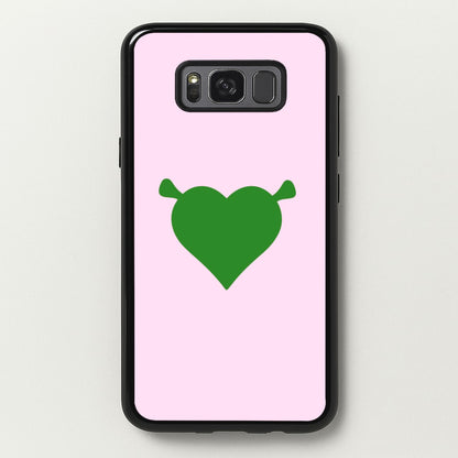 Green Ogre Heart  - Shrek Phone Case for Galaxy S8 Plus