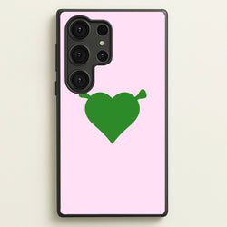 Green Ogre Heart  - Shrek Phone Case for Galaxy S25 Ultra
