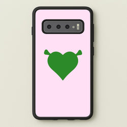 Green Ogre Heart  - Shrek Phone Case for Galaxy S10 Plus