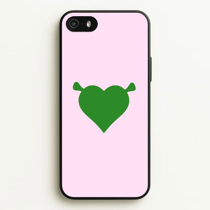 Green Ogre Heart  - Shrek Phone Case for iPhone 5 / 5s / SE 2016
