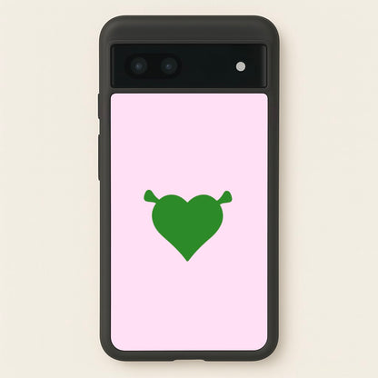 Green Ogre Heart  - Shrek Phone Case for Google Pixel 6a