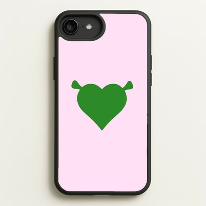 Green Ogre Heart  - Shrek Phone Case for iPhone 6 Plus / 7 Plus / 8 Plus