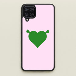 Green Ogre Heart  - Shrek Phone Case for Galaxy A12