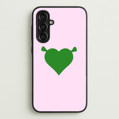 Green Ogre Heart  - Shrek Phone Case for Galaxy A16