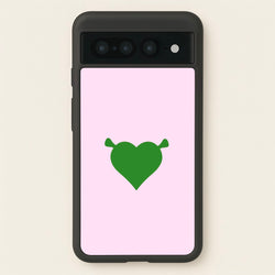 Green Ogre Heart  - Shrek Phone Case for Google Pixel 7 Pro