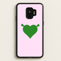 Green Ogre Heart  - Shrek Phone Case for Galaxy S9