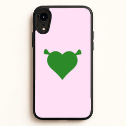 Green Ogre Heart  - Shrek Phone Case for iPhone XR