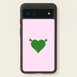 Green Ogre Heart  - Shrek Phone Case for Google Pixel 6
