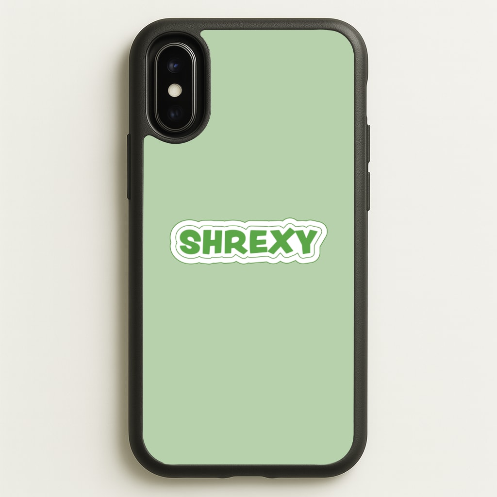 Shrexy  - Shrek Phone Case for iPhone X / XS