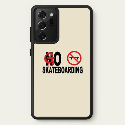 Go Skateboarding - Skate Aesthetic   - Skate Aesthetic Phone Case for Galaxy Note 20 Ultra